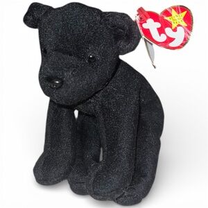 Ty Beanie Baby Luke Black Lab Dog 1998 Retired